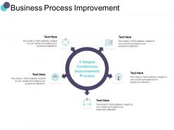Business process improvement ppt powerpoint presentation styles themes