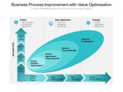 Business process improvement with value optimization