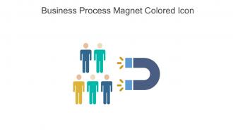 Business Process Magnet Colored Icon In Powerpoint Pptx Png And Editable Eps Format