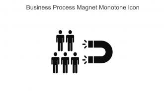 Business Process Magnet Monotone Icon In Powerpoint Pptx Png And Editable Eps Format