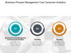 Business process management cost consumer analytics ppt powerpoint presentation model themes cpb