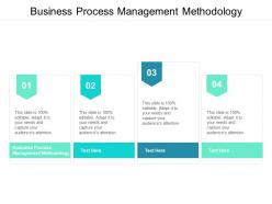 Business process management methodology ppt powerpoint example cpb