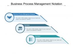 Business process management notation ppt powerpoint show cpb