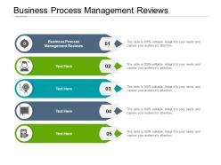 Business process management reviews ppt powerpoint presentation model images cpb