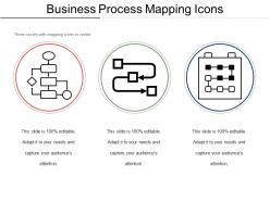 Business process mapping icons