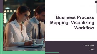 Business Process Mapping Visualizing Workflow PPT PowerPoint AT