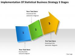 Business process model diagram strategy 3 stages powerpoint templates ppt backgrounds for slides