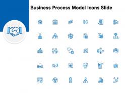 Business process model icons slide l990 ppt powerpoint presentation deck