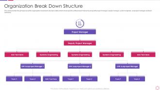 Business process modeling techniques organization break down structure