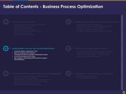 Business process optimization customer onboarding process powerpoint presentation slides