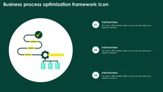 Business Process Optimization Framework Icon