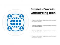 Business process outsourcing icon