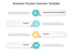 Business process overview template ppt powerpoint presentation icon background image cpb