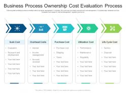 Business process ownership cost evaluation process