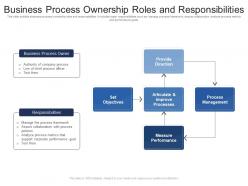 Business process ownership roles and responsibilities