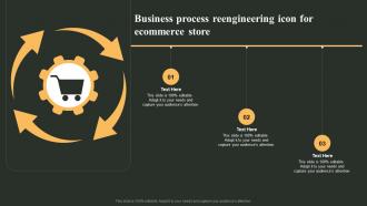 Business Process Reengineering Icon For Ecommerce Store