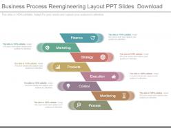 Business process reengineering layout ppt slides download