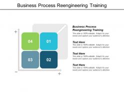 Business process reengineering training ppt powerpoint presentation slides cpb