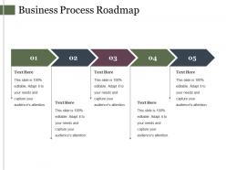 Business process roadmap powerpoint slide background image
