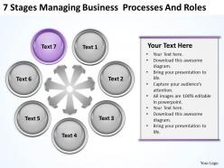 Business process workflow diagram and roles powerpoint templates ppt backgrounds for slides
