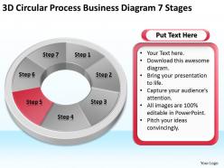 Business processes diagram 7 stages powerpoint templates ppt backgrounds for slides