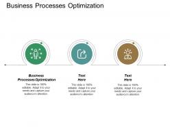 Business processes optimization ppt powerpoint presentation ideas images cpb