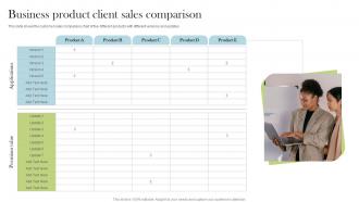 Business Product Client Sales Comparison