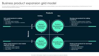 Business Product Expansion Grid Key Steps Involved In Global Product Expansion