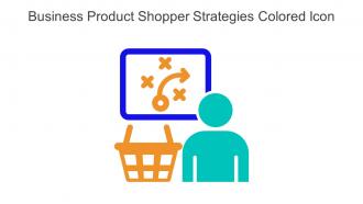 Business Product Shopper Strategies Colored Icon In Powerpoint Pptx Png And Editable Eps Format