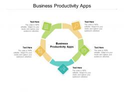 Business productivity apps ppt powerpoint presentation icon infographic template cpb
