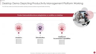 Business productivity management software investor funding elevator pitch deck ppt template