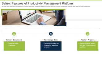Business productivity management software salient features of productivity management platform