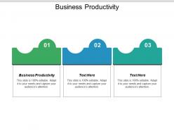 Business productivity ppt powerpoint presentation file designs cpb