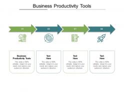 Business productivity tools ppt powerpoint presentation infographics rules cpb