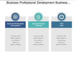 Business professional development business project planning cpb