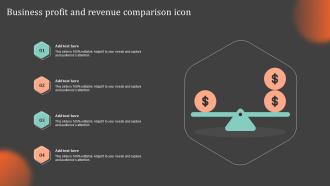 Business Profit And Revenue Comparison Icon