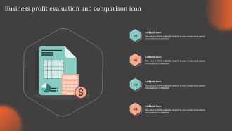 Business Profit Evaluation And Comparison Icon