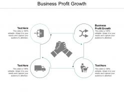 Business profit growth ppt powerpoint presentation icon mockup cpb
