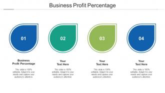 Business profit percentage ppt powerpoint presentation show examples cpb