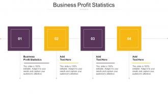 Business Profit Statistics Ppt Powerpoint Presentation Styles Inspiration Cpb