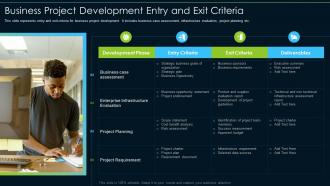 Business Project Development Entry And Exit Criteria