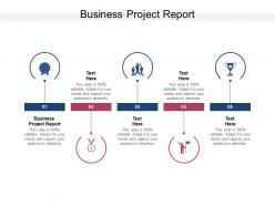 Business project report ppt powerpoint presentation icon guide cpb