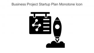 Business Project Startup Plan Monotone Icon In Powerpoint Pptx Png And Editable Eps Format