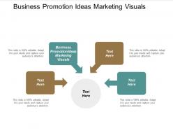 Business promotion ideas marketing visuals ppt powerpoint presentation infographic template tips cpb
