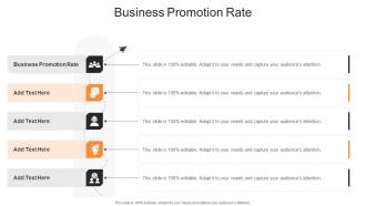 Business Promotion Rate In Powerpoint And Google Slides Cpb