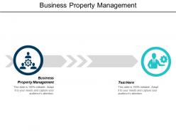 Business property management ppt powerpoint presentation ideas background designs cpb
