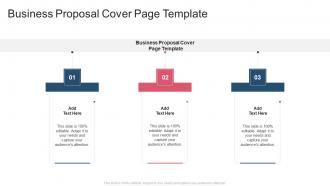 Business Proposal Cover Page Template In Powerpoint And Google Slides Cpb