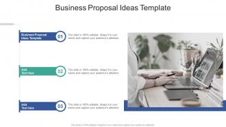 Business Proposal Ideas Template In Powerpoint And Google Slides Cpb