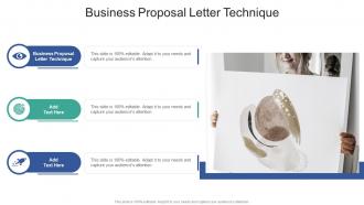 Business Proposal Letter Technique In Powerpoint And Google Slides Cpb