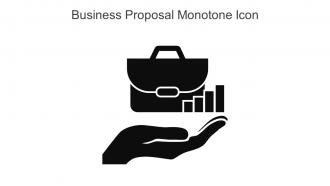 Business Proposal Monotone Icon In Powerpoint Pptx Png And Editable Eps Format